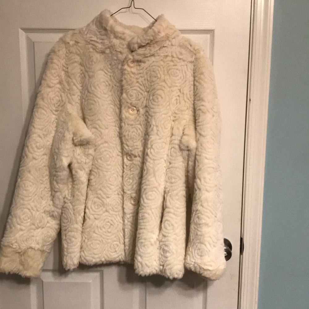 Reversible suede jacket